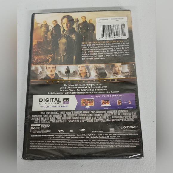 The Hunger Games: Mockingjay, Part 2 (DVD, 2015) - Picture 2 of 3